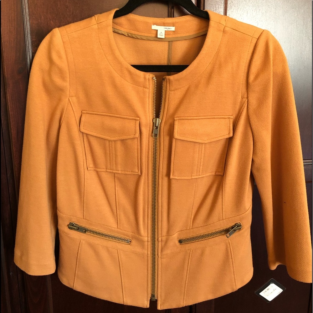 Halogen warm tan utility jacket Petite M